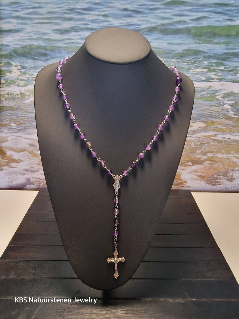 KBS Christian Virgin Mary Jesus Cross Pendant.1