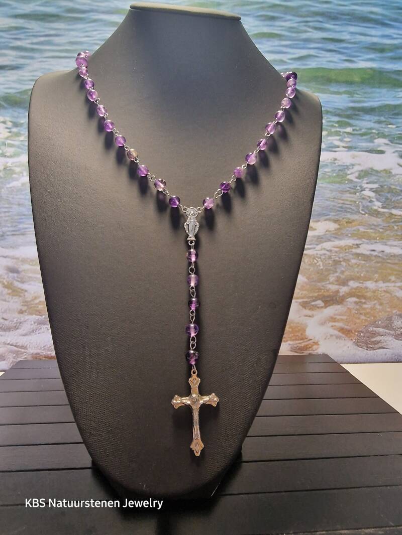 KBS Christian Virgin Mary Jesus Cross Pendant.1