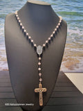 KBS Christian Virgin Mary Jesus Cross Pendant.2