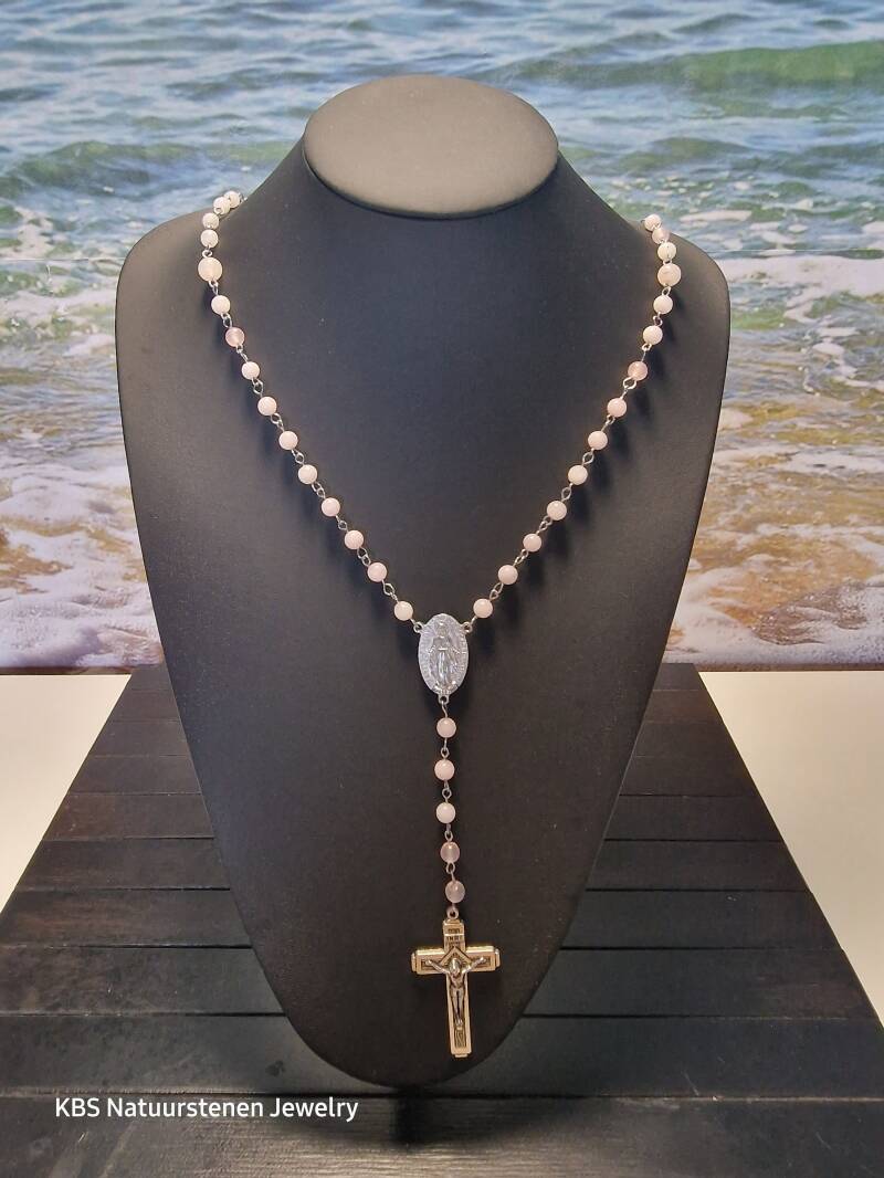 KBS Christian Virgin Mary Jesus Cross Pendant.2