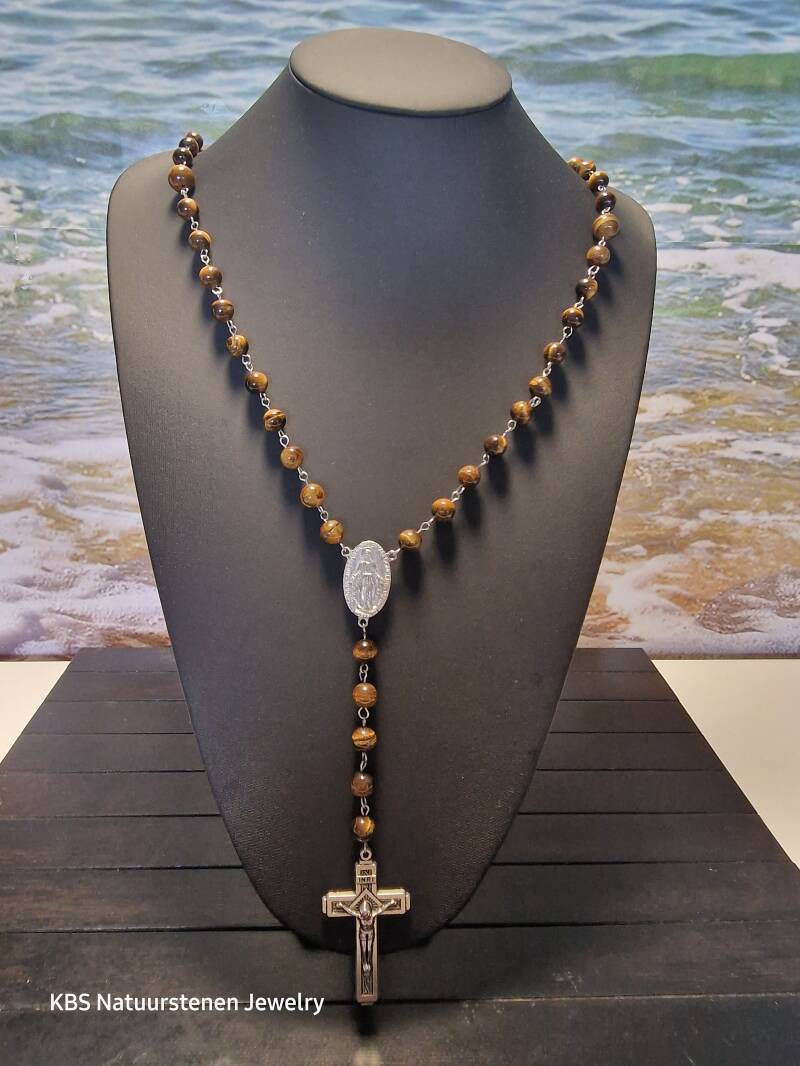 KBS Christian Virgin Mary Jesus Cross Pendant.3