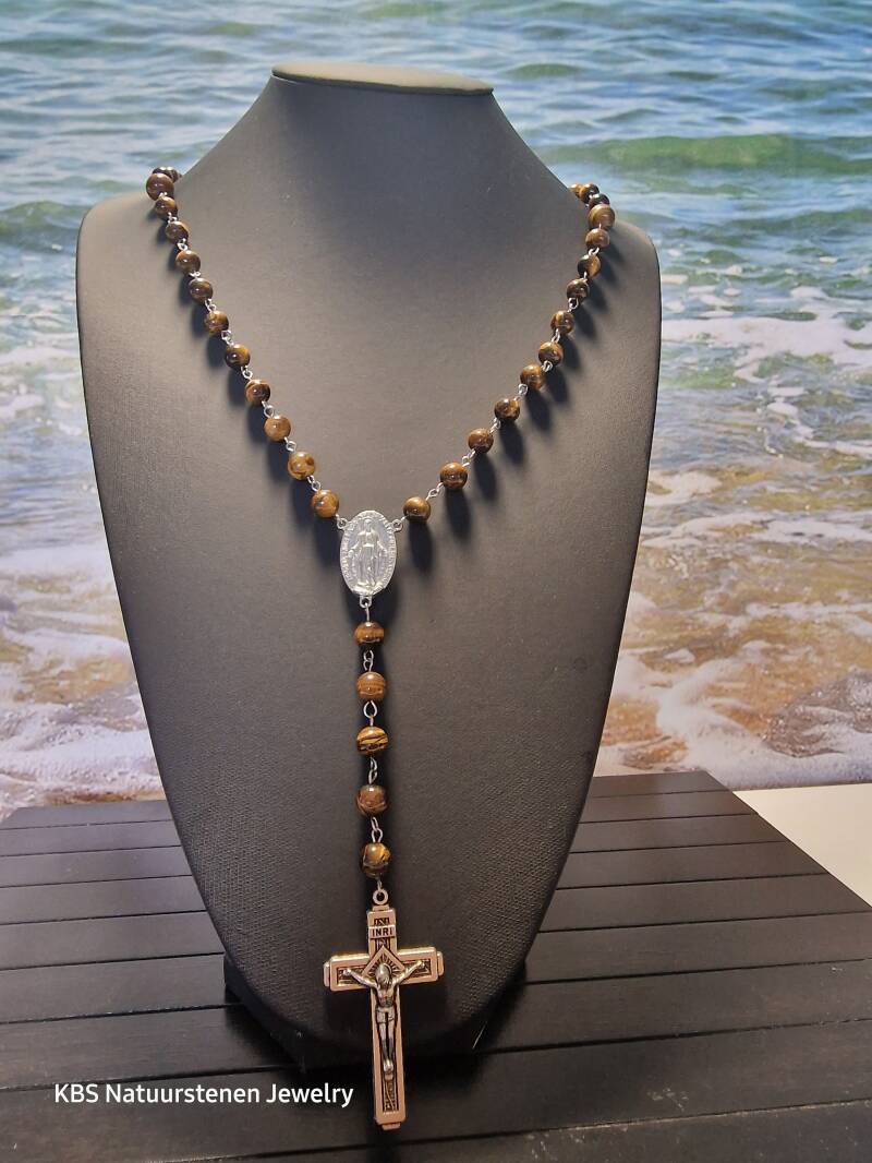 KBS Christian Virgin Mary Jesus Cross Pendant.3