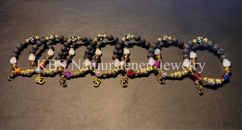 KBS Ohm Natuursteen Armband