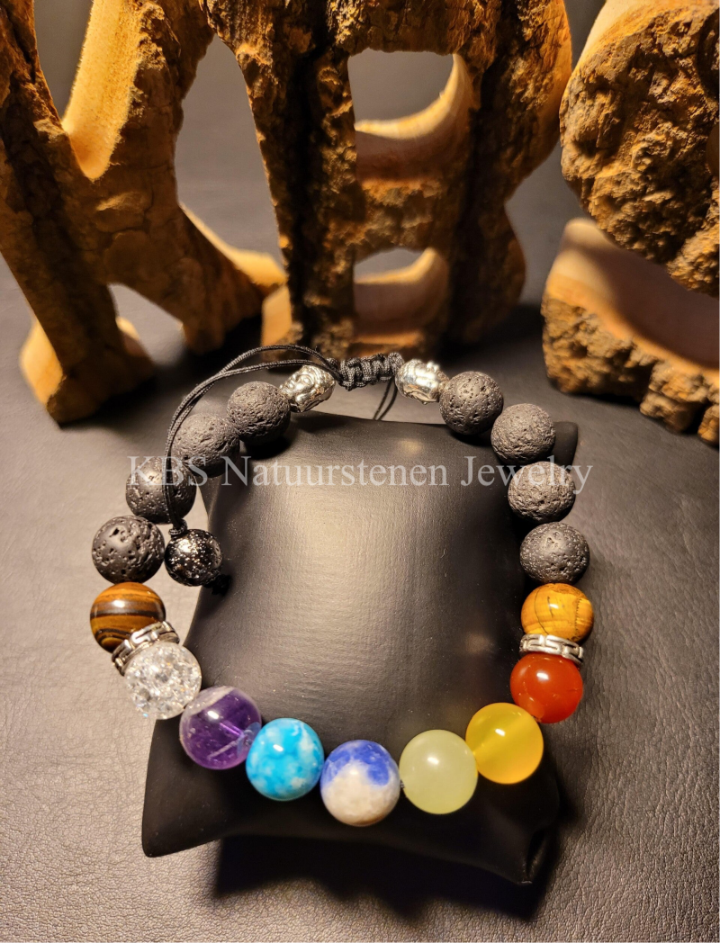 KBS  David Boeddha 7 Chakra's Bracelet